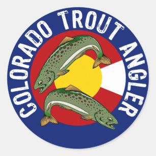 Colorado Trout Angler Classic Round Sticker