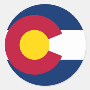 Colorado, United States Classic Round Sticker