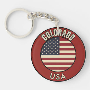 Colorado United States Key Ring