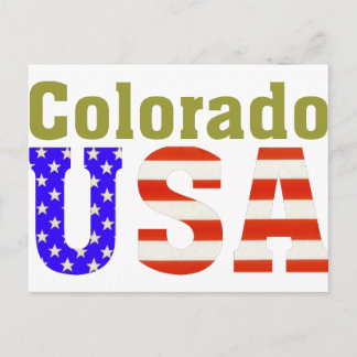 Colorado USA Aashen alpha Postcard