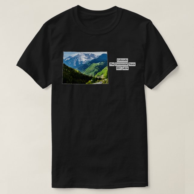 Colorado USA T-Shirt (Design Front)