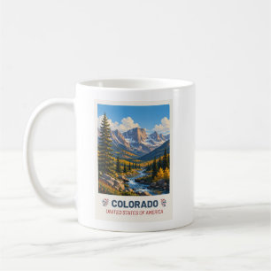 Colorado USA – Vintage Travel Mug