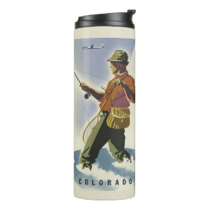 Colorado USA vintage travel tumbler