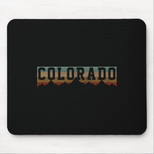 Colorado Vintage Rocky Mountains Nature Outdoor Hi Mouse Mat