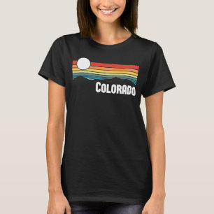 Colorado Vintage Sunset 80s Retro Summer State USA T-Shirt