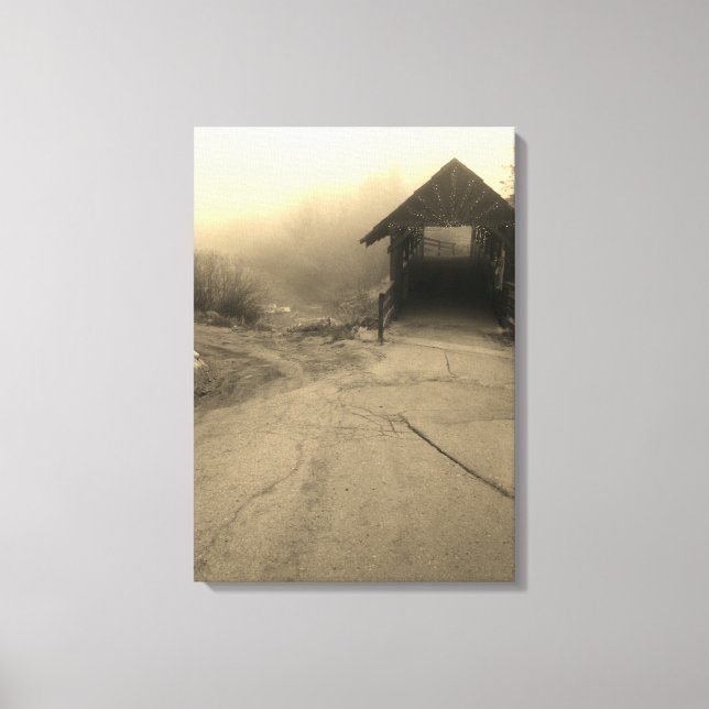 colorado walking bridge canvas print (Front)