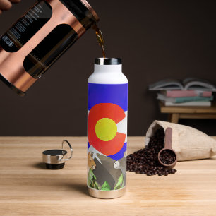 Colorado Water Bottle - Colorado Flag