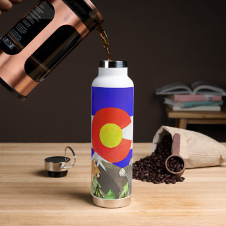 Colorado Water Bottle - Colorado Flag