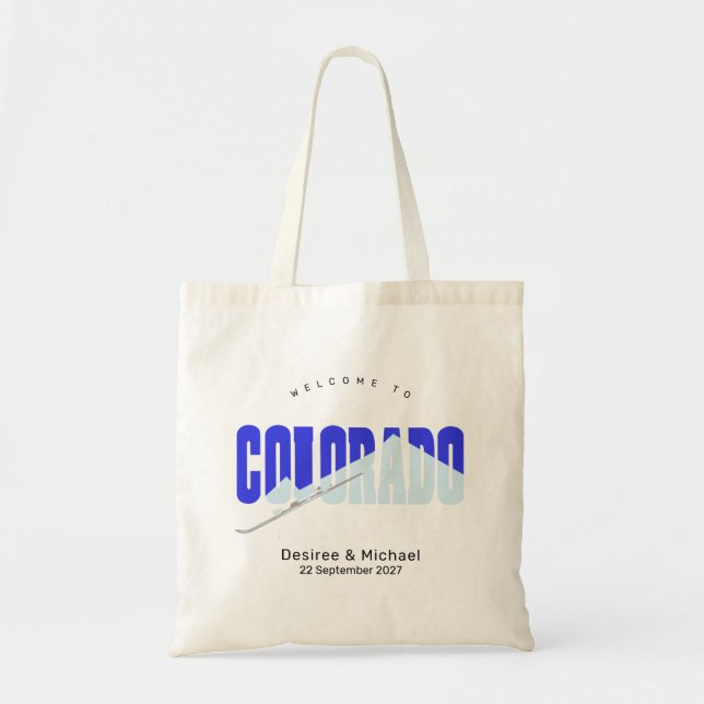 Colorado Wedding Tote Bag (Front)