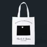 Colorado Wedding Welcome Bag for Favour Treat Tote<br><div class="desc">Fill this fun reusable bag with treats for your wedding guests when they arrive at the hotel.</div>