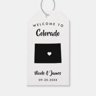 Colorado Wedding Welcome Bag Tags, Gift Tags