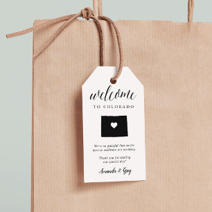 Colorado Wedding Welcome Gift Tags