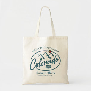 Colorado Wedding Welcome Tote Bag