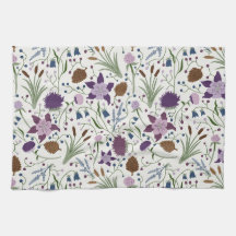 Colorado Wild Flowers, Columbine, Pinecones