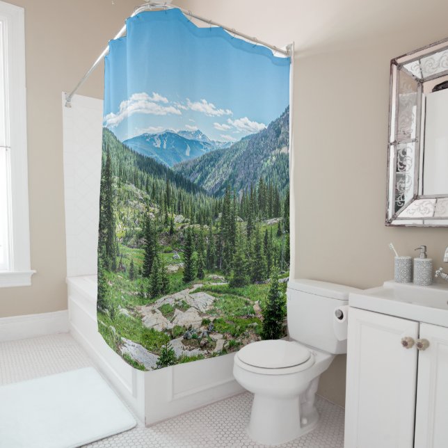 Colorado Wilderness // Amazing Peaceful Scenery Shower Curtain (In Situ)