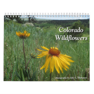 Colorado Wildflowers Calendar