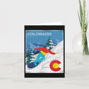 Colorado - Winter Snowboarding Snowboarder Snowboa Card