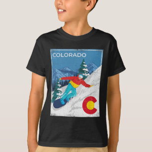 Colorado - Winter Snowboarding Snowboarder Snowboa T-Shirt