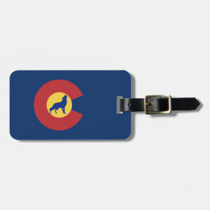 Colorado Wolf Luggage Tag