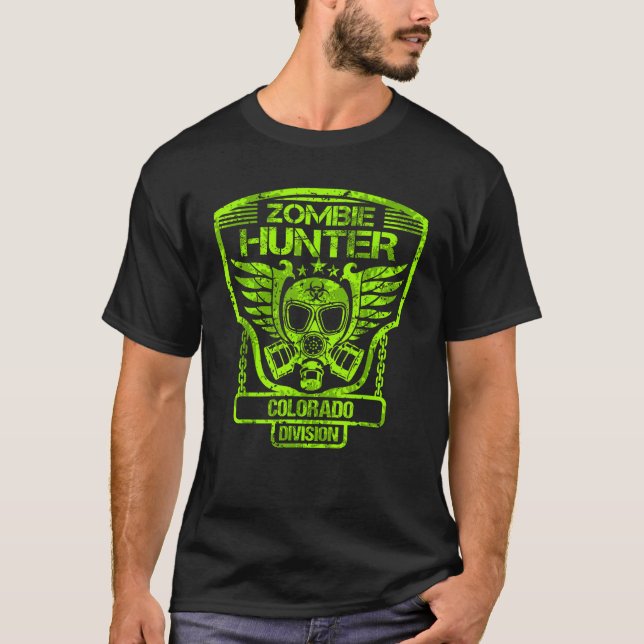 Colorado Zombie Hunter  T-Shirt (Front)