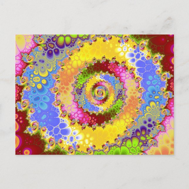 Colorama Spiral Postcard (Front)