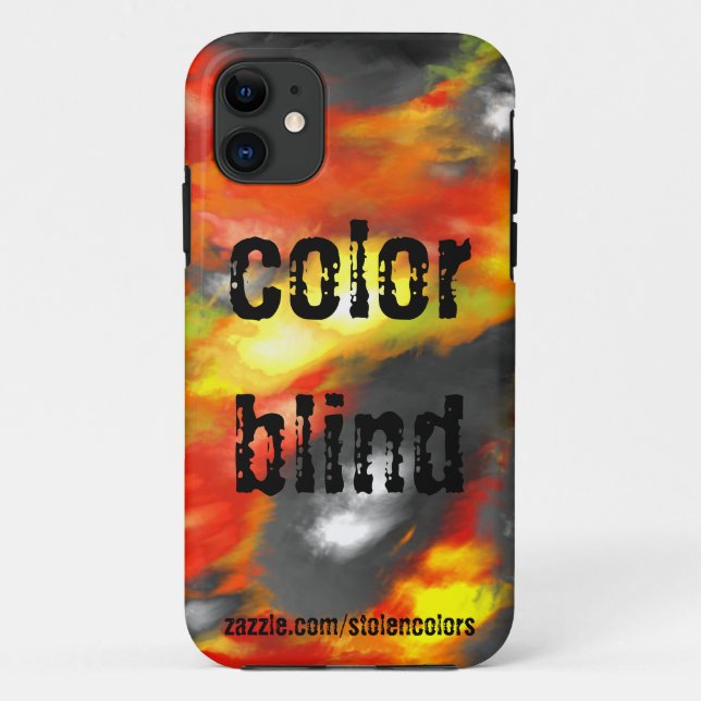 Colorblind Case-Mate iPhone Case (Back)