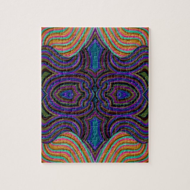 Colorblind Repeated Jigsaw Puzzle (Vertical)