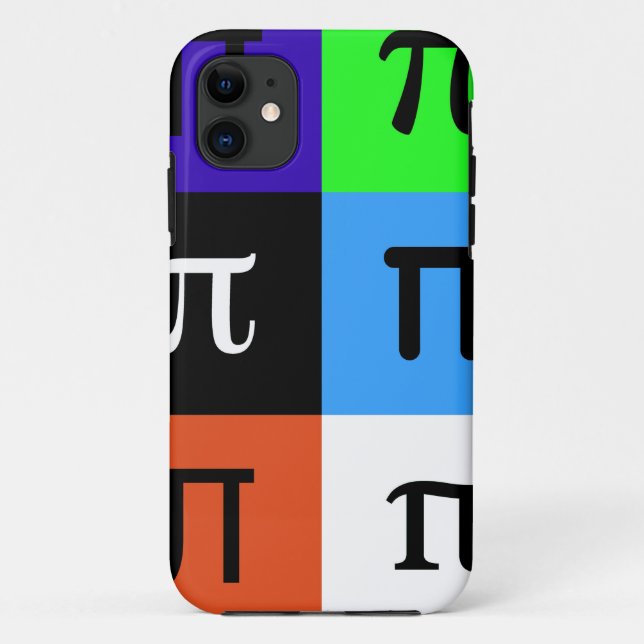 colorblock happy pi day Case-Mate iPhone case (Back)
