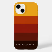 Colorblock Horizontal Striped Colourful Monogram