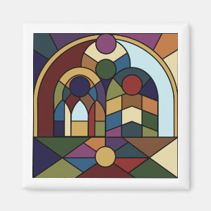 Colorblock Magnet
