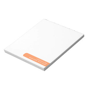 Colorblock Modern Minimalist Stylish  Notepad