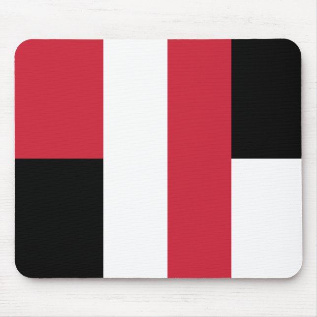 Colorblock - RWB Mouse Mat (Front)
