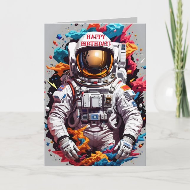 COLORBURST ASTRO BIRTHDAY CARD (Front)