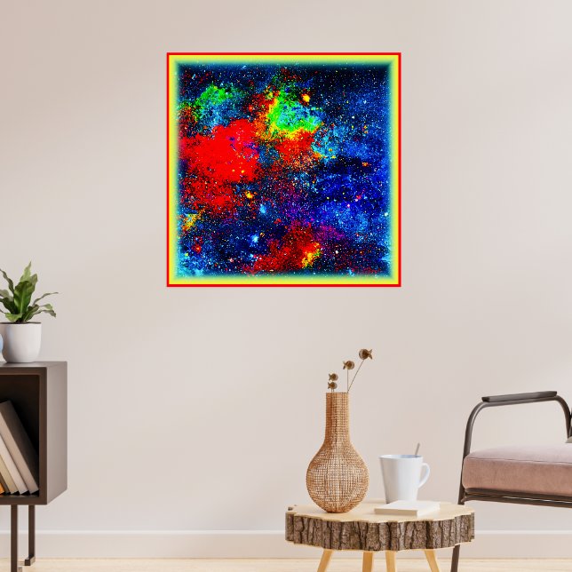 Colorburst Cosmos. Buy Now Poster (Living Room 3)