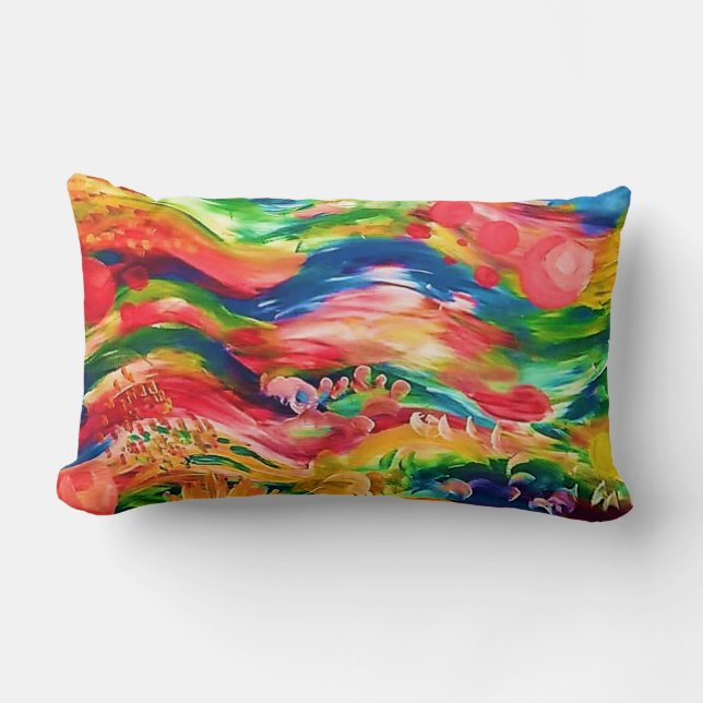 Colorcillates Lumbar Cushion (Front)