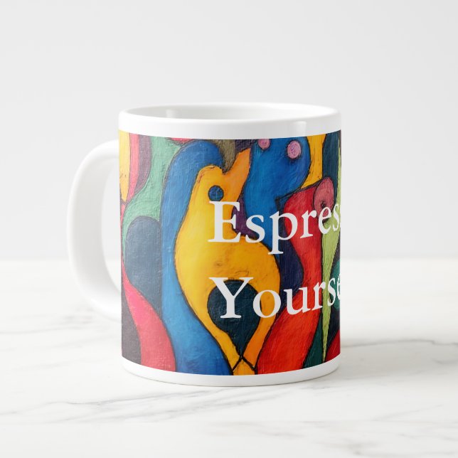Colorcube 2 Colourful Cubism Speciality Mug (Front Left)