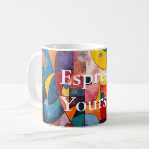 Colorcube 3 Colourful Cubism Classic Mug