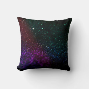 Colored abstract blurred light background cushion