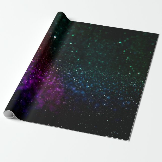 Colored abstract blurred light background wrapping paper (Unrolled)