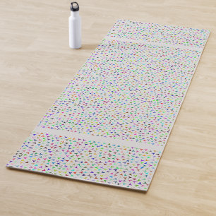 colored arrows yoga mat