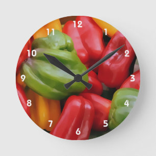 COLORED BELLS 2 ROUND CLOCK