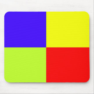 Colored Block Art Mouse Mat