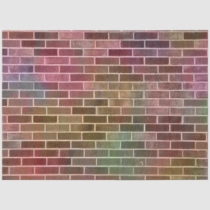 colored bricks tissue paper
