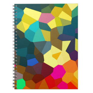 Colored Crystals Notebook