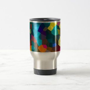 Colored Crystals Travel Mug