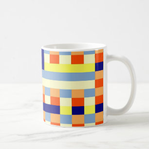 Colored cube coffee mug