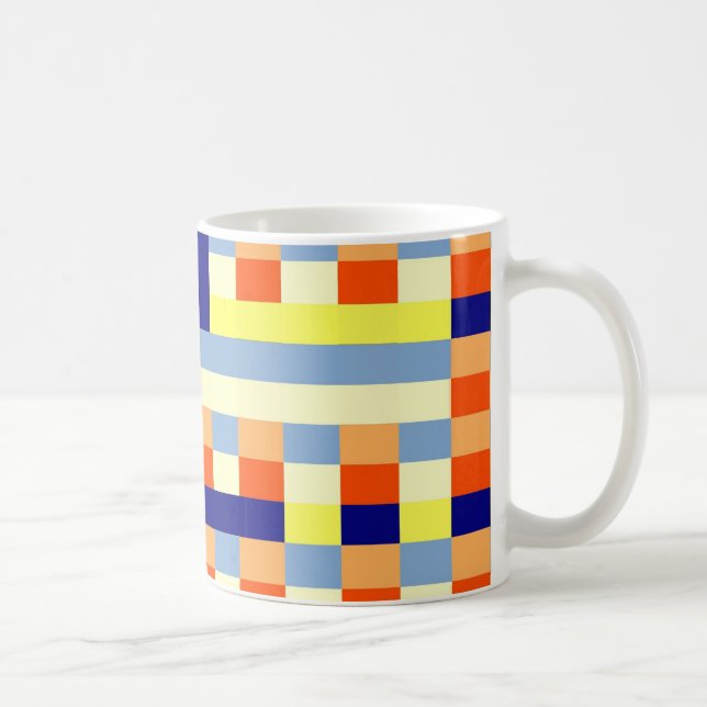 Colored cube coffee mug (Right)