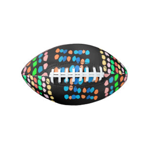 Colored dots american football