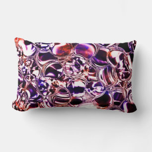 Colored glass bubbles or semi-precious stone? lumbar cushion
