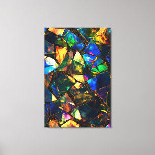Colored Glass Canvas Print